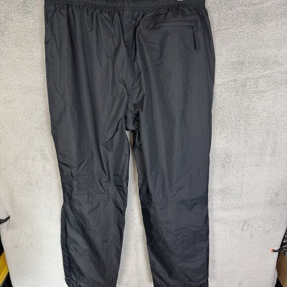 LL Bean Pants Mens XL Tall Black Gore Tex Rain Wear Ankle Zip Outdoors - Picture 8 of 11